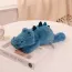Peluche crocodile gentil bleu