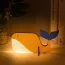 Lampe de chevet enfant de baleine LED acrylique semi-transparente