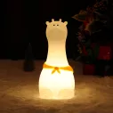 Veilleuse LED girafe en silicone pour chambre d'enfant 