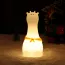 Veilleuse LED girafe en silicone pour chambre d'enfant 