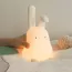 Veilleuse LED tactile en forme de lapin avec des oreilles pliables