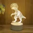 Lampe de chevet enfant LED 3D dinosaure créative