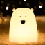 Veilleuse en forme d'ours mignon pour enfants 