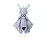 Doudou petit lapin en peluche