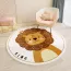 Tapis enfant attrayant à motif lion