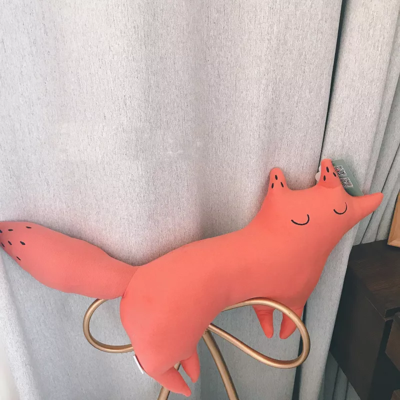 Coussin enfant renard mignon
