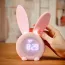 Réveil enfant lapin lumineux rechargeable