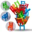 Jeu de construction mini chaises en plastique à empiler