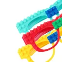 Jeu de construction en forme de lunette pour enfant