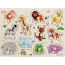 Puzzle enfant en bois avec des dessins d'animaux 