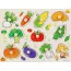 Puzzle enfant en bois légumes