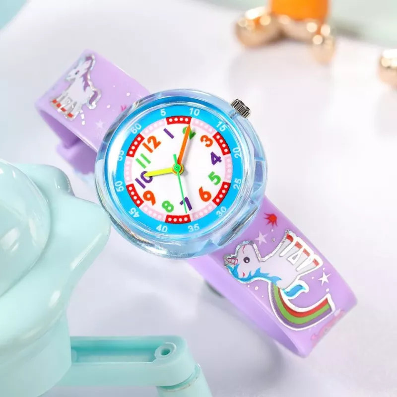 Montre enfant adorable à motif licorne