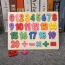 Puzzle enfant 3D en bois pour l'apprentissage des nombres