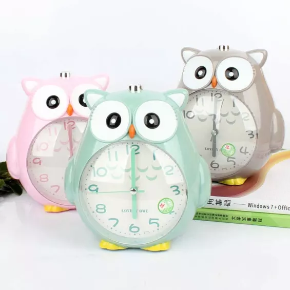 Réveil enfant hibou lumineux