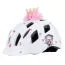 Casque de vélo enfant décoré d'une couronne de princesse 