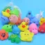 Jouet de bain animaux colorés pour enfants 