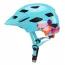 Casque de vélo enfant bleu avec coque en alu et revêtement EPS