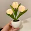 Lampes de chevet enfant LED tulipe avec simulation