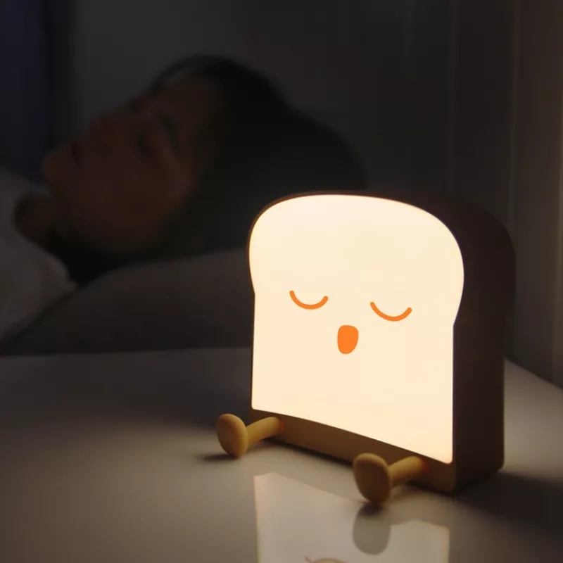 Veilleuse LED à piles adorable avec minuterie