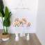 Mobile bébé mural en macramé