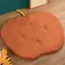 Tapis d'éveil en forme de pomme orange 