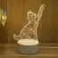 Lampe de chevet enfant créative LED 3D