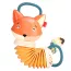 Hochet bébé avec tête de renard flexible 