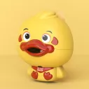 Jouet de bain canard jaune en plastique