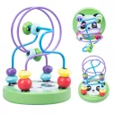 Circuit bille avec fil de perles et dessins d'animaux