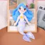 Peluches sirène aux cheveux bleus
