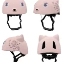 Casque vélo enfant avec oreilles de chat et dessins mignons