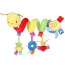 Hochet bébé en spirale coton avec accessoires animaux 