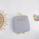 Sac à dos mignon violet à motifs petits ours