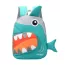 Sac à dos 3D requin vert mignon