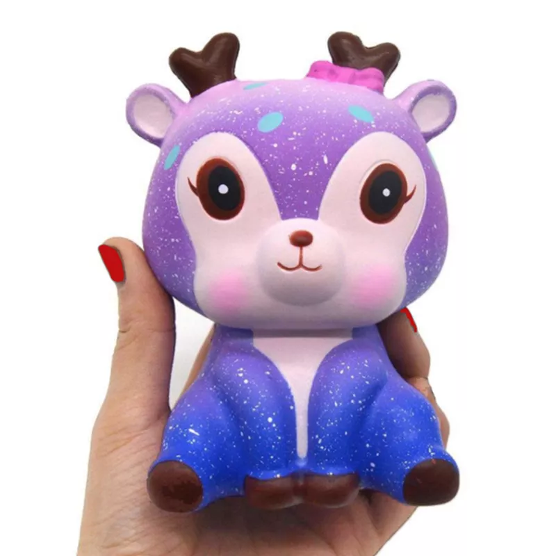 Squishy adorable de cerf violet 