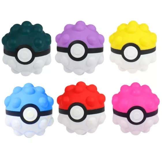 Squishy de Pokeball 3D anti-stress en silicone  