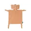 Doudou en mousseline éléphant orange