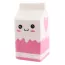 Squishy de porte-clés décontractant en forme de bouteille de lait