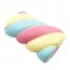 Squishy déstressant en forme de marshmallow arc en ciel