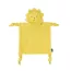 Doudou en mousseline lion jaune