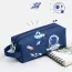 Trousse mignon bleu à motif d’astronaute de l’espace