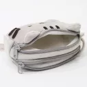 Trousse tête de chat gris en peluche mignon