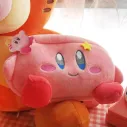 Trousse mignon rouge en peluche de Kirby 