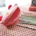 Trousse mignon rouge en peluche de Kirby 