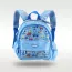 Cartable bleu original imprimé avec des petits véhicules 