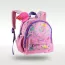Cartable créatif rose avec des motifs de dinosaures