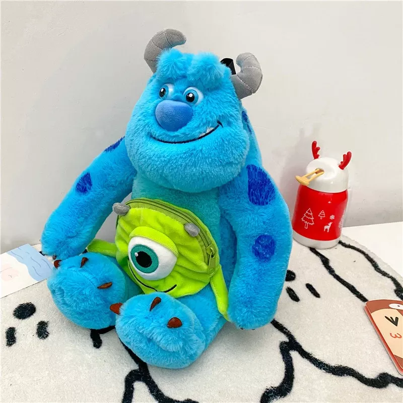 Sac à dos en peluche de dessin animé monstre et compagnie