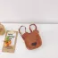 Sac à dos marron avec mignon mini ours