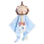 Doudou lion bleu