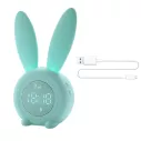 Réveil enfant lapin lumineux rechargeable